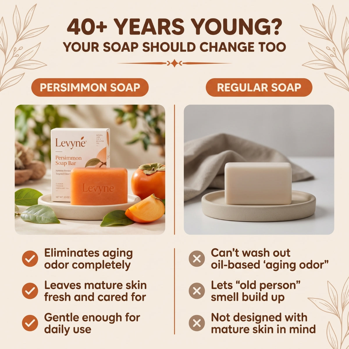 Authentic Deodorizing Persimmon Soap
